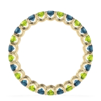 U Prong Round Eternity Anvis Band