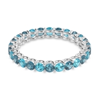 U Prong Round Eternity Anvis Band