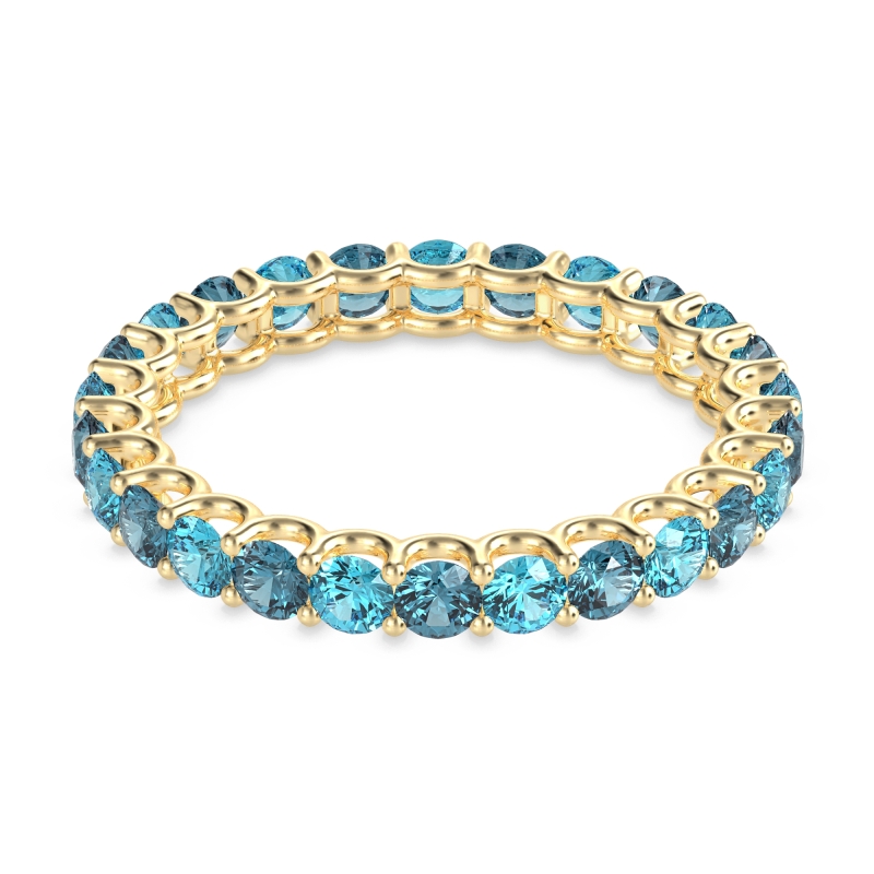 U Prong Round Eternity Anvis Band