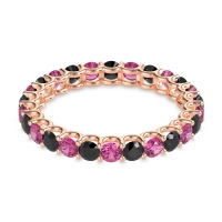 U Prong Round Eternity Anvis Band