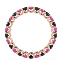 U Prong Round Eternity Anvis Band