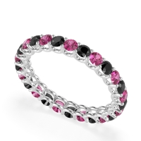 U Prong Round Eternity Anvis Band