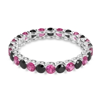 U Prong Round Eternity Anvis Band