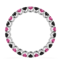 U Prong Round Eternity Anvis Band