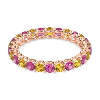 U Prong Round Eternity Anvis Band