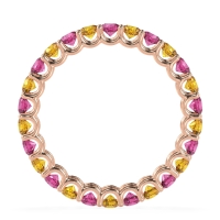 U Prong Round Eternity Anvis Band