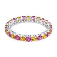 U Prong Round Eternity Anvis Band