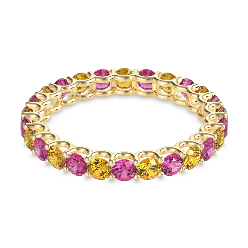 U Prong Round Eternity Anvis Band