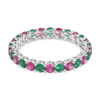 U Prong Round Eternity Anvis Band