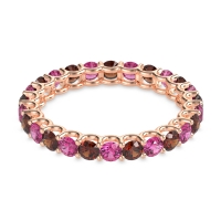 U Prong Round Eternity Anvis Band