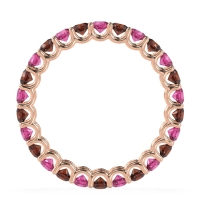 U Prong Round Eternity Anvis Band