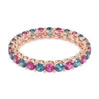U Prong Round Eternity Anvis Band