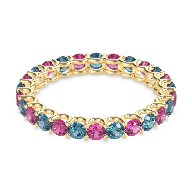 U Prong Round Eternity Anvis Band