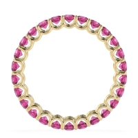 U Prong Round Eternity Anvis Band