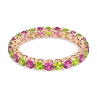 U Prong Round Eternity Anvis Band