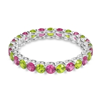 U Prong Round Eternity Anvis Band