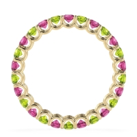 U Prong Round Eternity Anvis Band