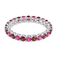 U Prong Round Eternity Anvis Band