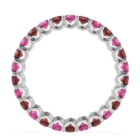 U Prong Round Eternity Anvis Band