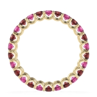 U Prong Round Eternity Anvis Band