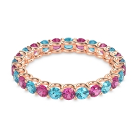 U Prong Round Eternity Anvis Band