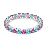 U Prong Round Eternity Anvis Band