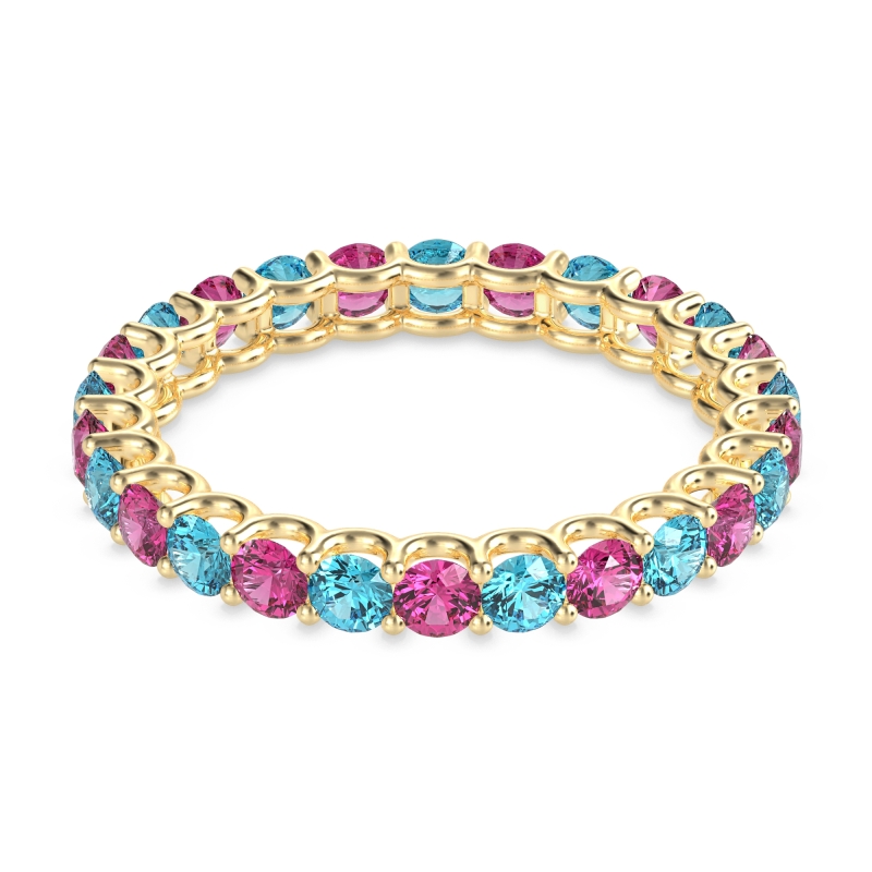 U Prong Round Eternity Anvis Band