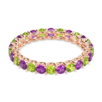 U Prong Round Eternity Anvis Band