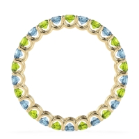 U Prong Round Eternity Anvis Band
