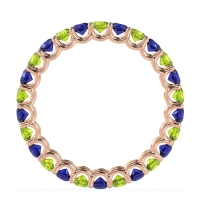 U Prong Round Eternity Anvis Band