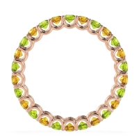 U Prong Round Eternity Anvis Band