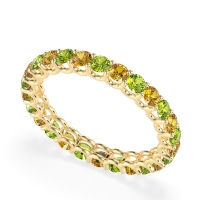 U Prong Round Eternity Anvis Band