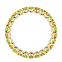 U Prong Round Eternity Anvis Band