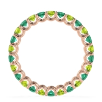 U Prong Round Eternity Anvis Band