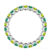 U Prong Round Eternity Anvis Band