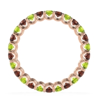 U Prong Round Eternity Anvis Band