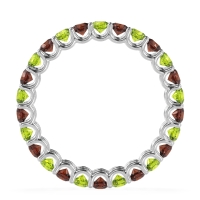 U Prong Round Eternity Anvis Band