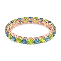 U Prong Round Eternity Anvis Band