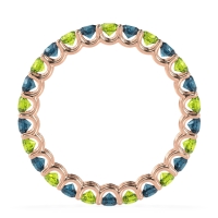 U Prong Round Eternity Anvis Band