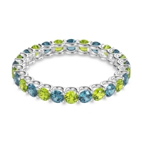 U Prong Round Eternity Anvis Band