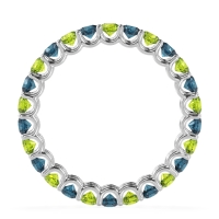 U Prong Round Eternity Anvis Band