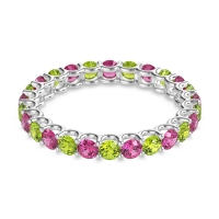 U Prong Round Eternity Anvis Band