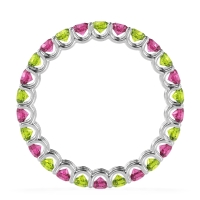 U Prong Round Eternity Anvis Band