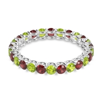 U Prong Round Eternity Anvis Band