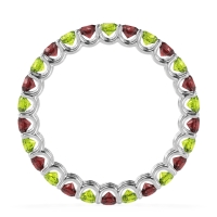 U Prong Round Eternity Anvis Band