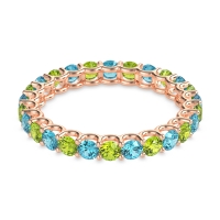U Prong Round Eternity Anvis Band