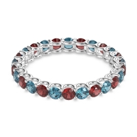 U Prong Round Eternity Anvis Band