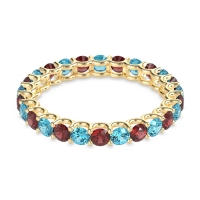 U Prong Round Eternity Anvis Band