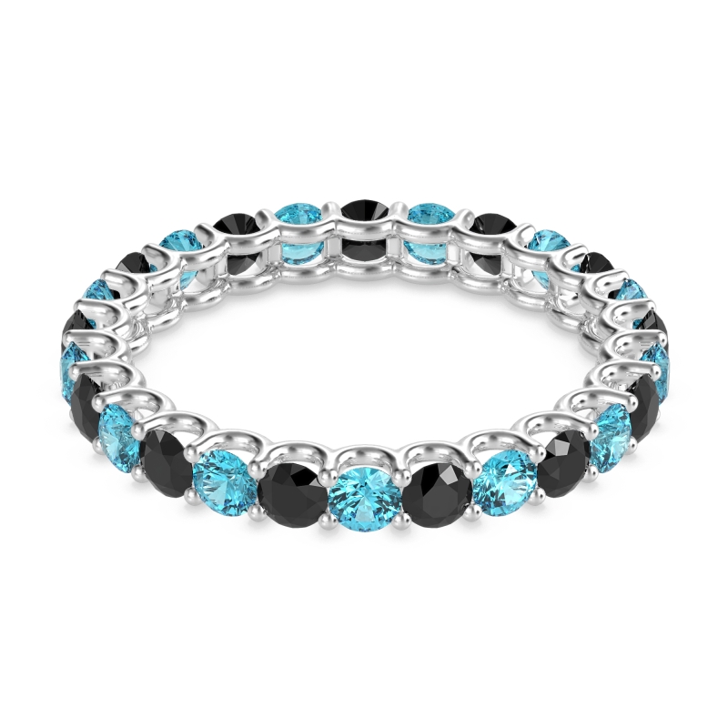 U Prong Round Eternity Anvis Band