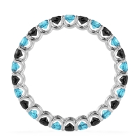 U Prong Round Eternity Anvis Band